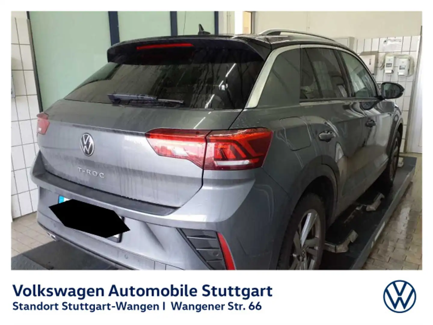 Volkswagen T-Roc R-Line 2.0 TDI DSG Navi AHK Kamera ACC SHZ Grau - 2