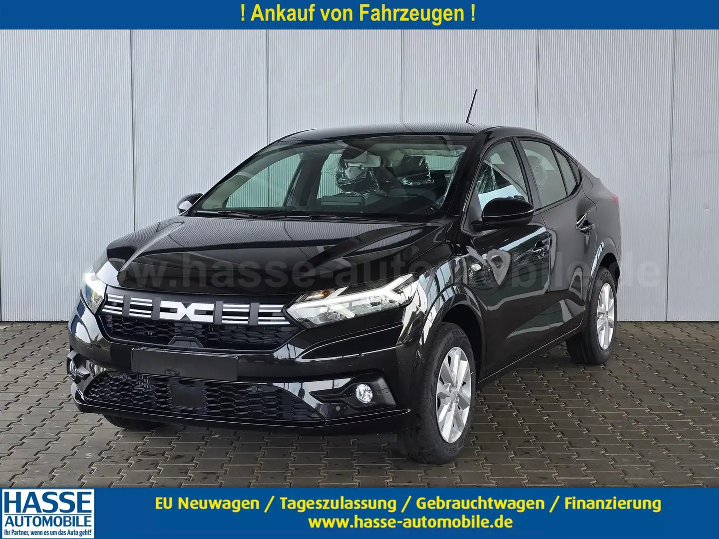 Dacia Logan Expression Sedan TCe 90 / Totwinkel PDC v.u.h. ... Schwarz - 1