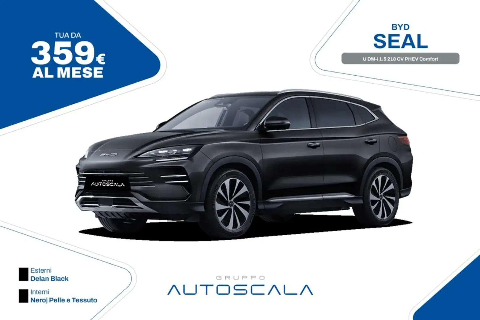 BYD Seal U DM-i 1.5 218 CV PHEV Comfort Černá - 1