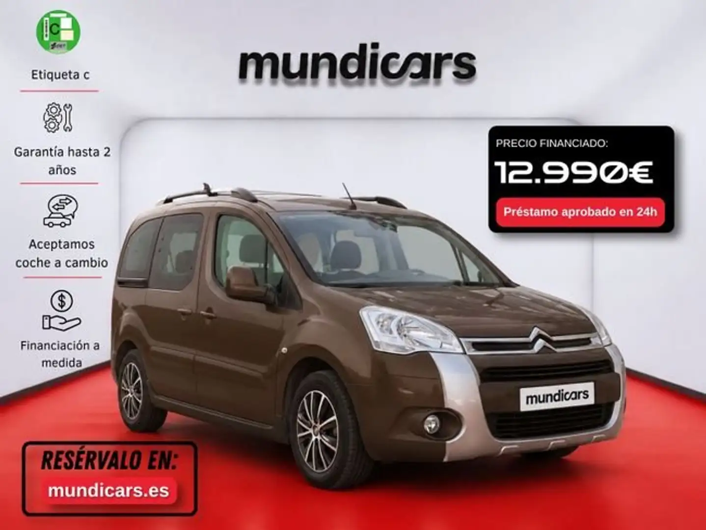 Citroen Berlingo 1.6 Blue-HDi XTR Plus Gris - 1
