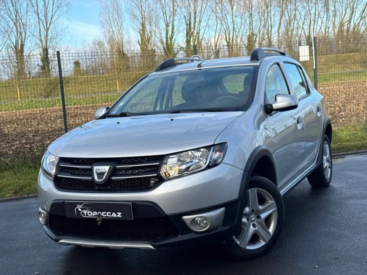 Dacia Sandero 0.9 TCE 90CH STEPWAY PRESTIGE * GPS * 106.000KM * GARANTIE Gris - 1
