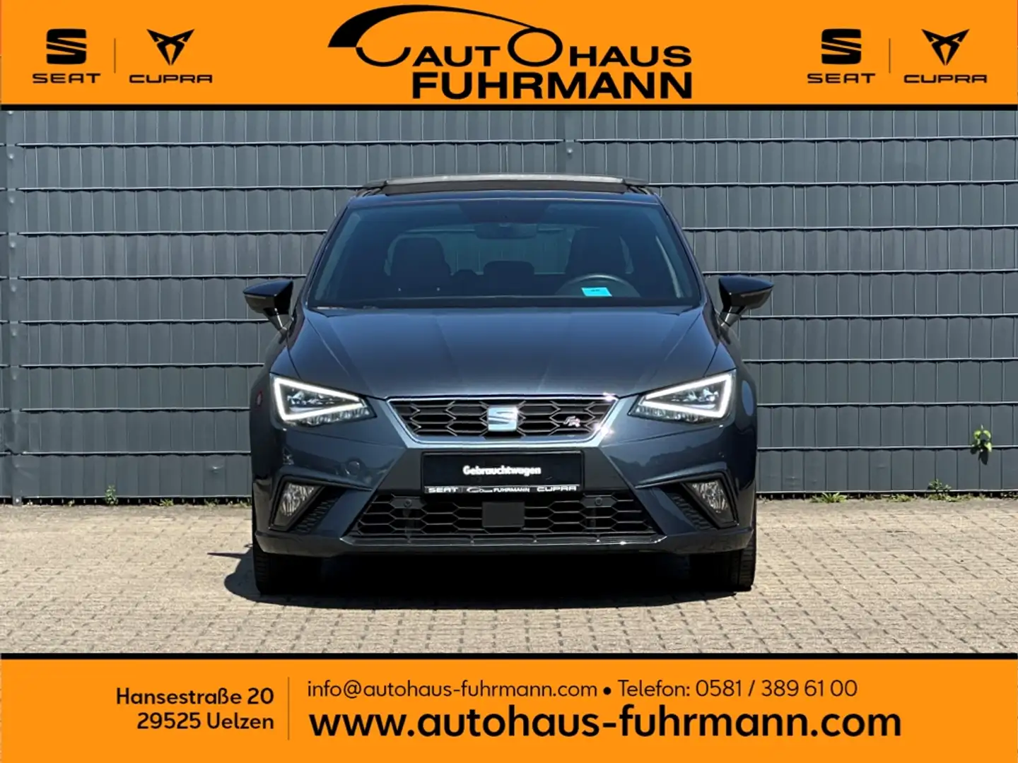 SEAT Ibiza FR 1.0 TSI PANO/BEATS/LED/NAV/SHZ/RFK/18LM Grau - 2