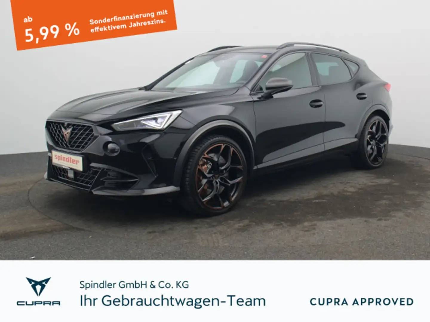 CUPRA Formentor VZ5 2.5TSI 4Drive DSG/360° Kamera, ACC Schwarz - 1