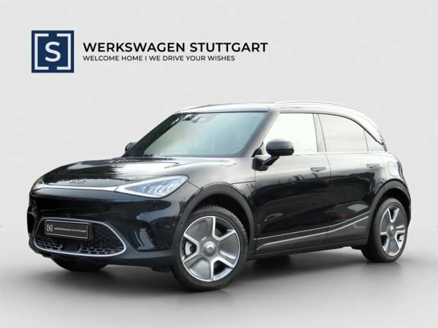 smart #1 #1 Pulse 4M LEDER Pano 360° HuD 22kW Keyless Schwarz - 1