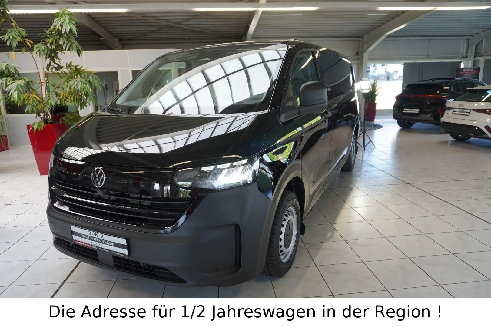 Volkswagen T7 Transporter T7 Kastenwagen 2.0 tdi lang*HECKFLÜGEL*L2H1 Zwart - 1