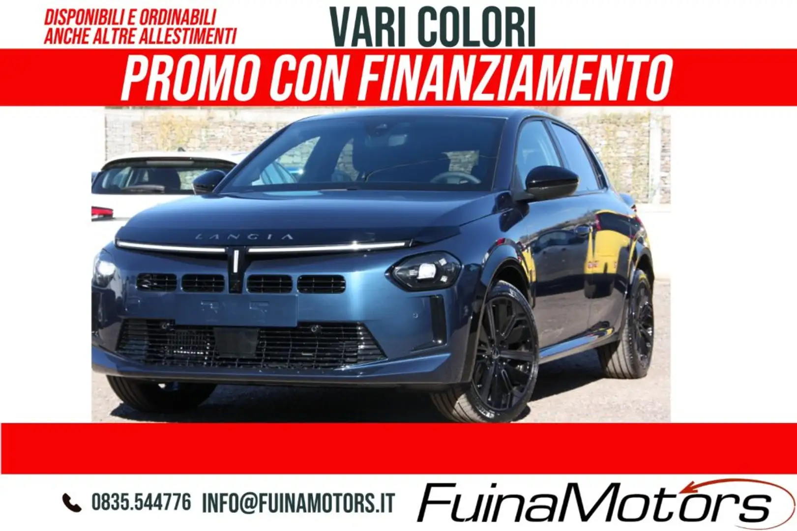 Lancia Ypsilon Hybrid e-DCT Edizione Limitata Cassina NUOVO Blu/Azzurro - 1