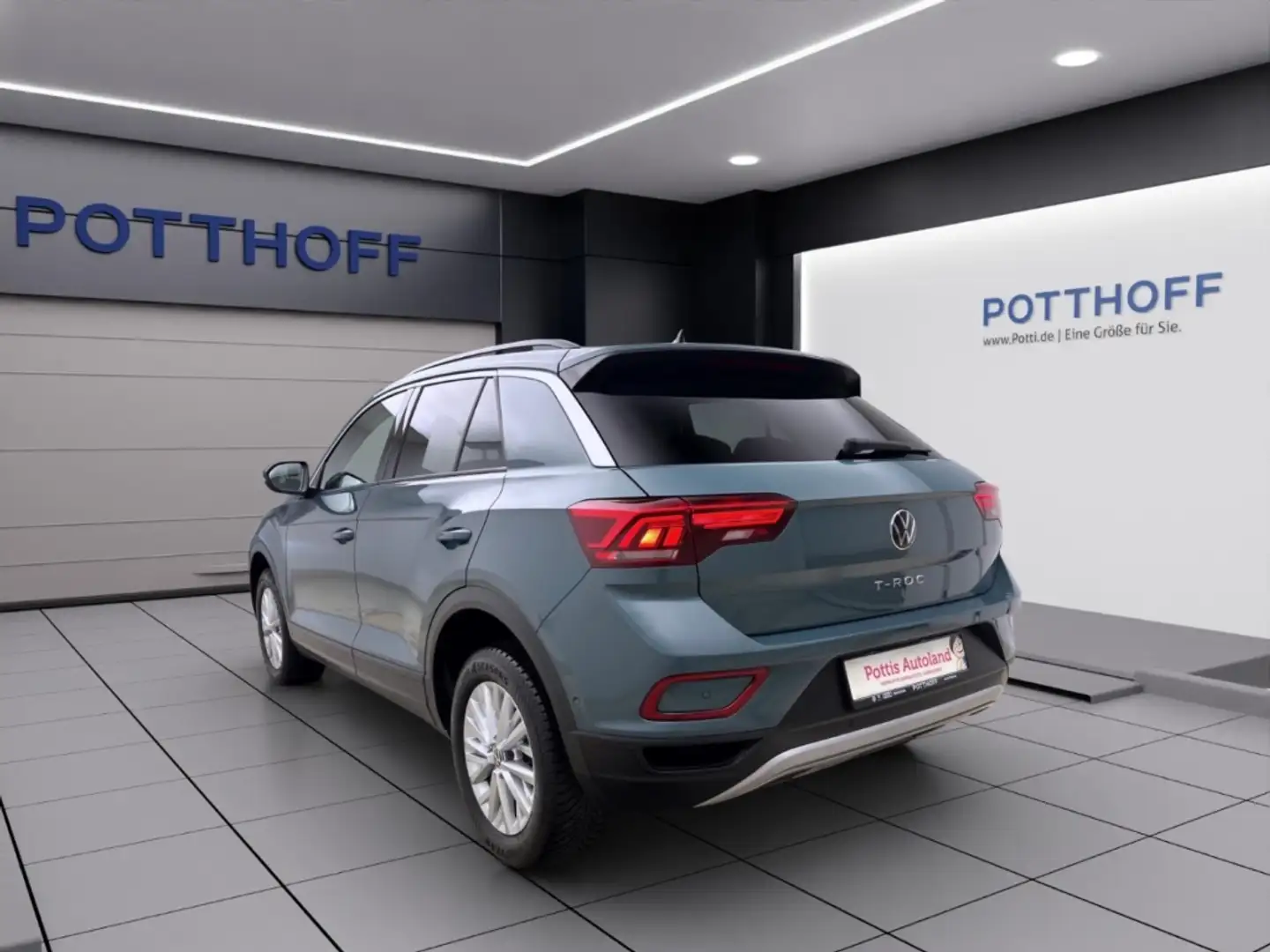 Volkswagen T-Roc 1.0 TSI LIFE PDC NAVI LED SITZHZG Blau - 2