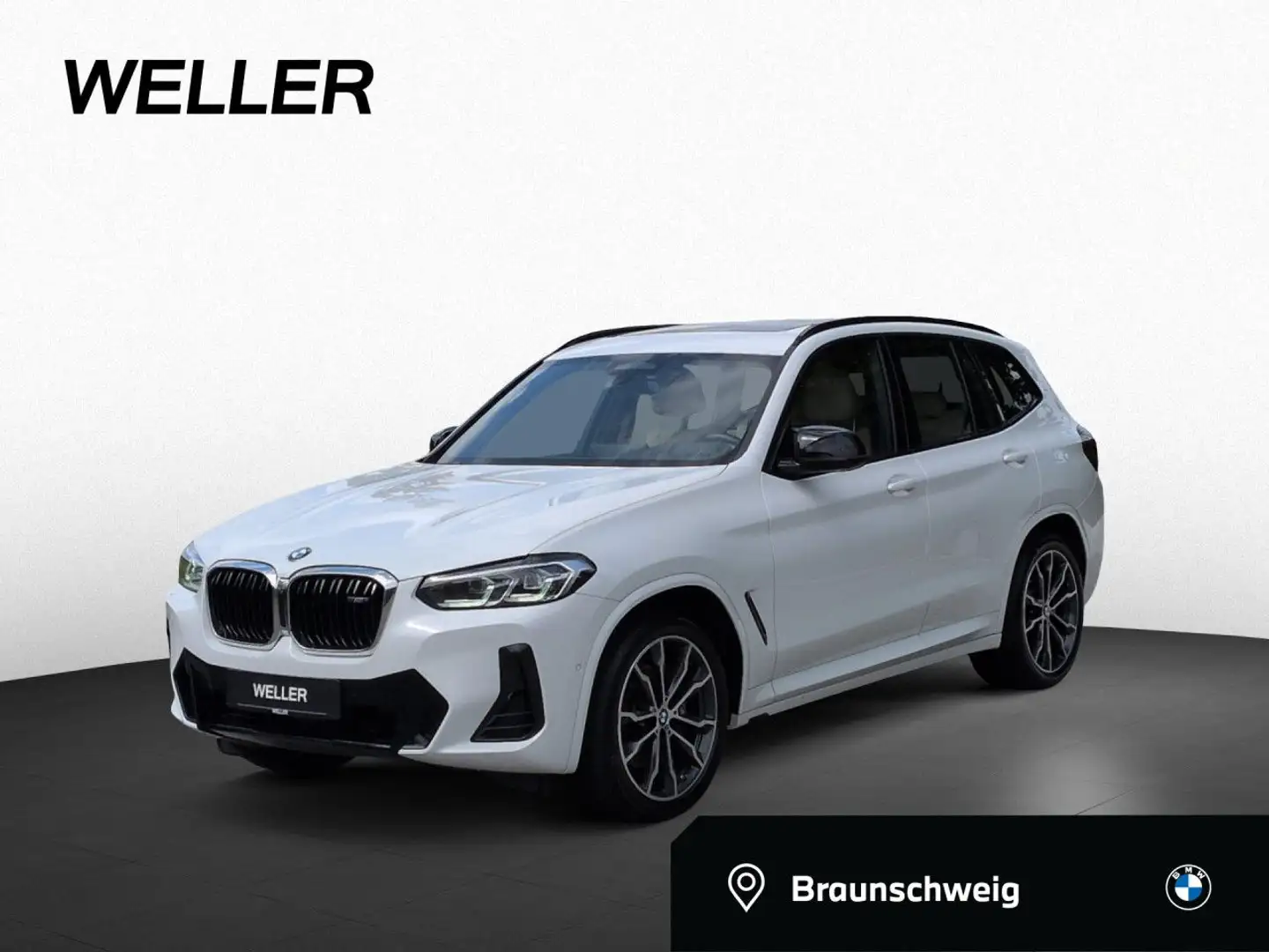 BMW X3 M 40d LivePro DAProf RFK AHK StHz Pano AdapLED Weiß - 1
