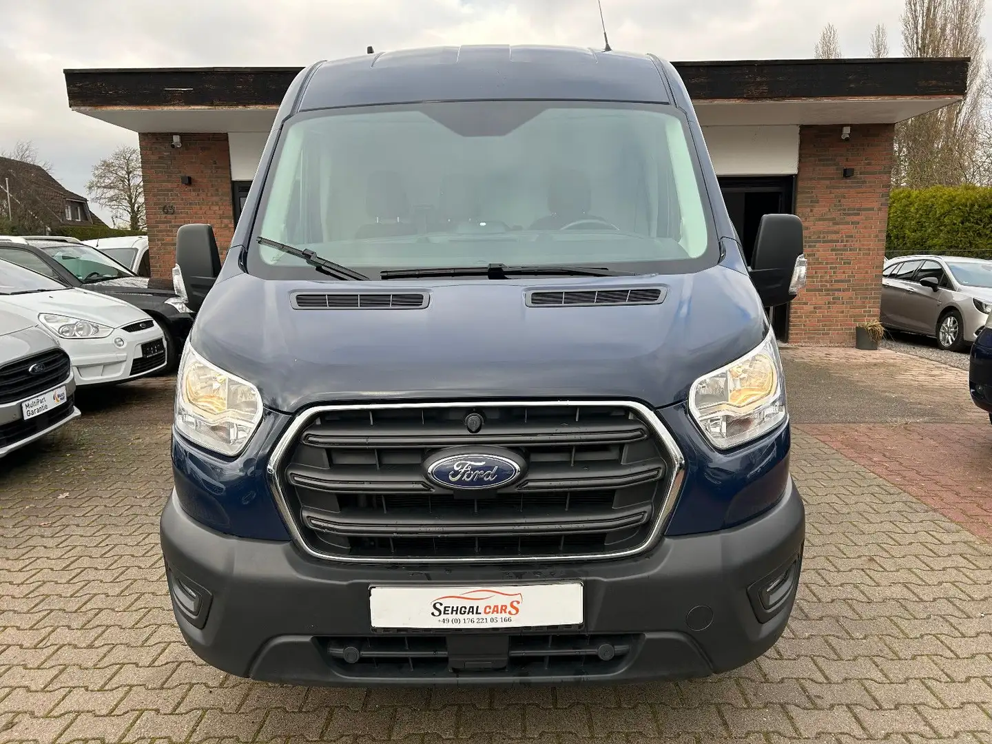 Ford Transit Kasten 350 Trend*Klima*SHZ*Netto 14.200€ Bleu - 2
