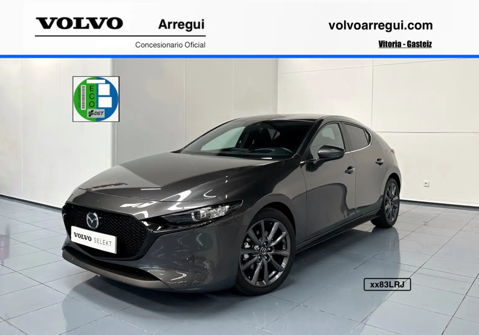 Mazda 3 2.0 e-Skyactiv-G Evolution Aut. 90kW Grigio - 1