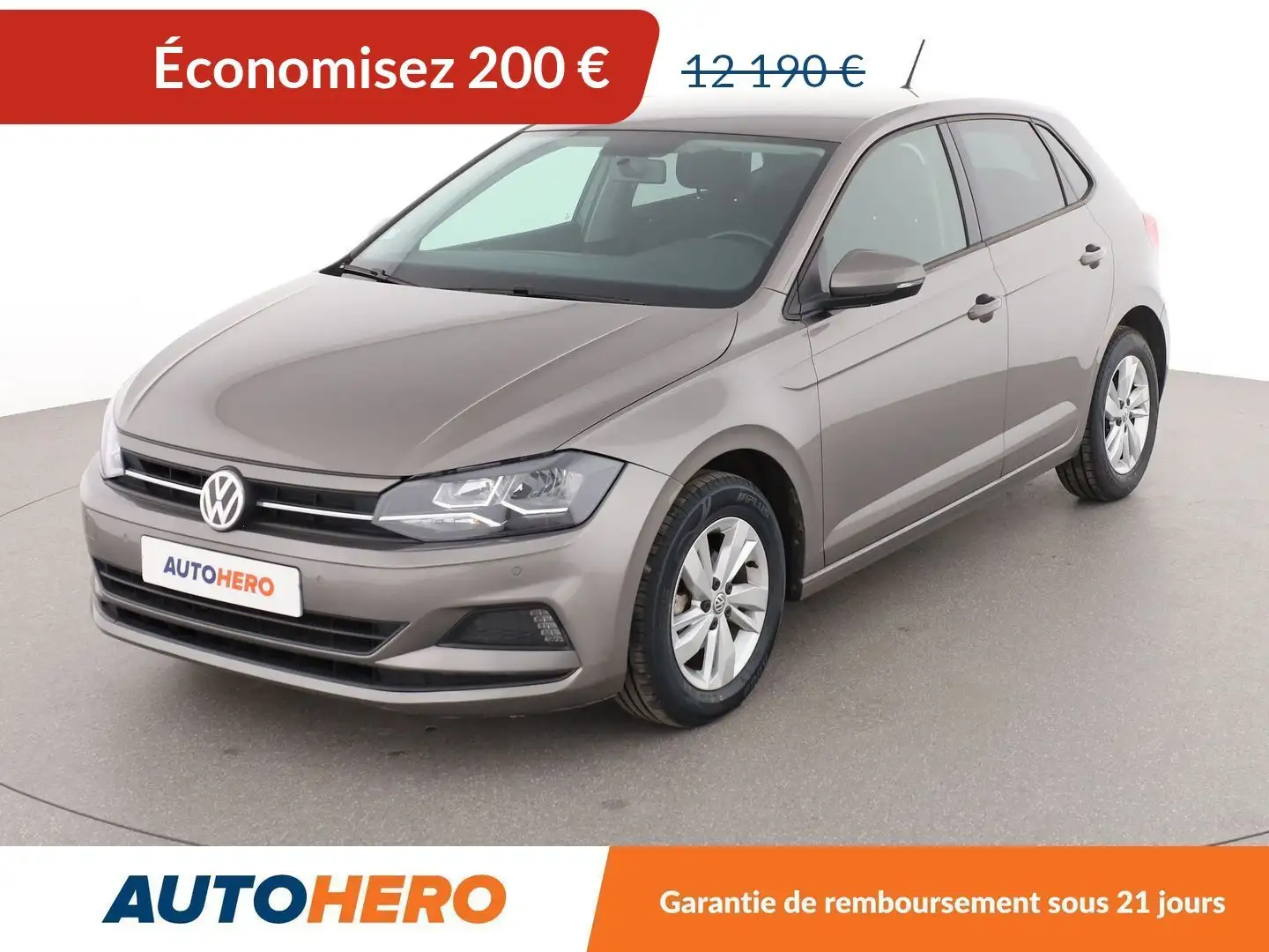 Volkswagen Polo 1.0 TSI Confortline Gris - 1