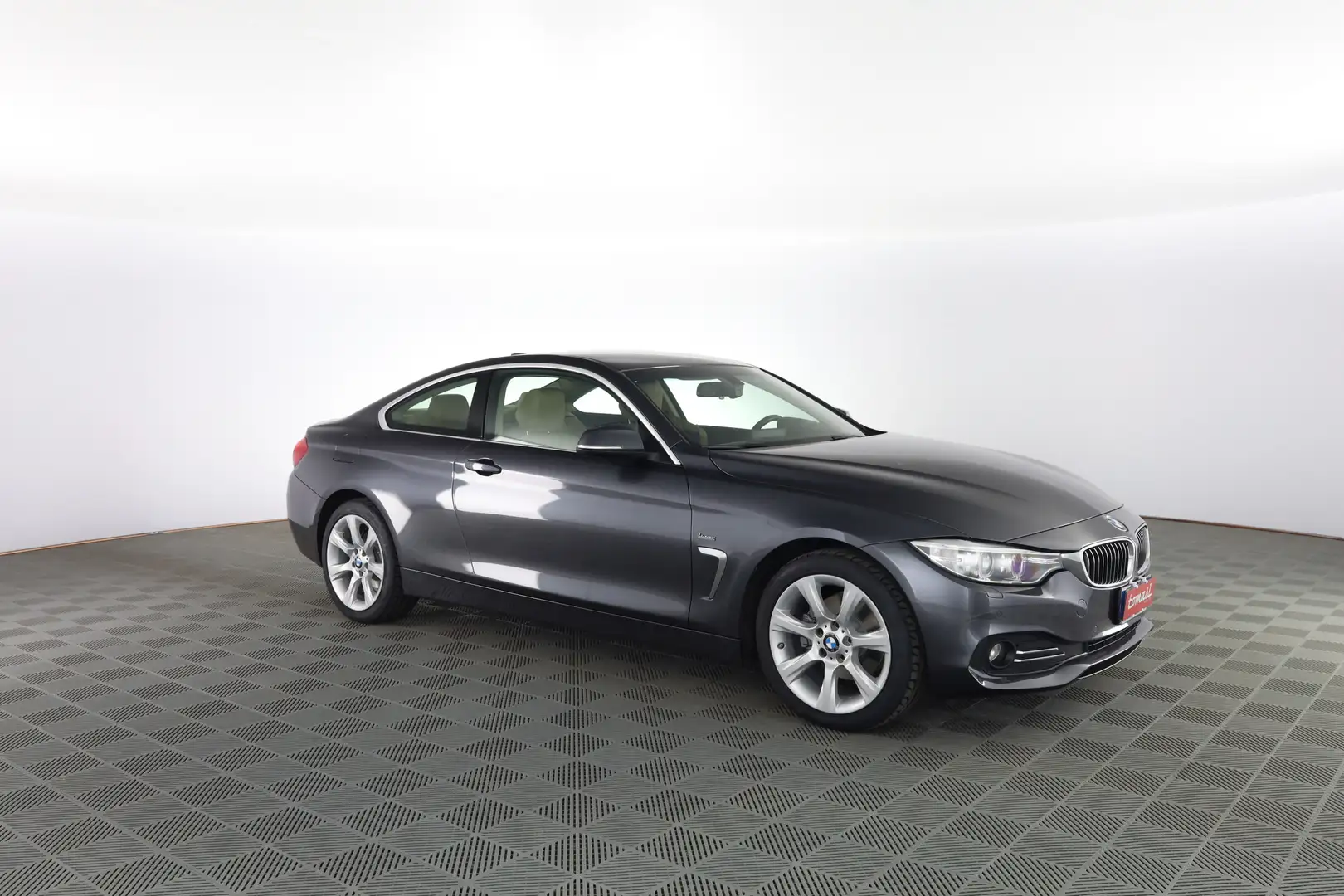 BMW 420 d xDrive Coupé Luxury INTERNI IN PELLE TOTALE Grigio - 2