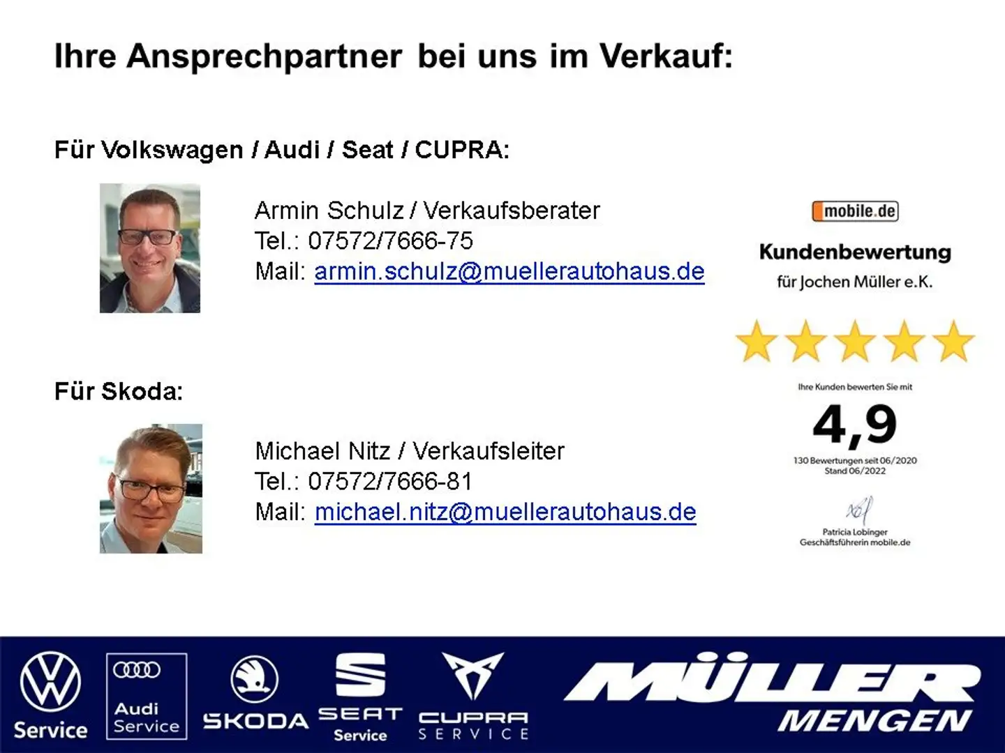 Volkswagen Golf VII Var. Highl. 1,4 TSI BMT 6-Gang NAVI/KAM Noir - 2