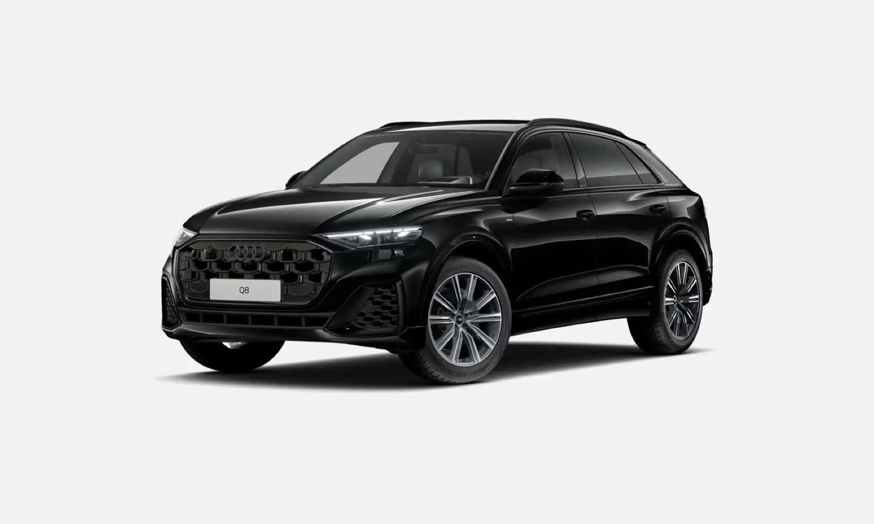 Audi Q8 55 TFSI QUATTRO S LINE+WINTERRÄDER+AHK+LUFTF Schwarz - 2