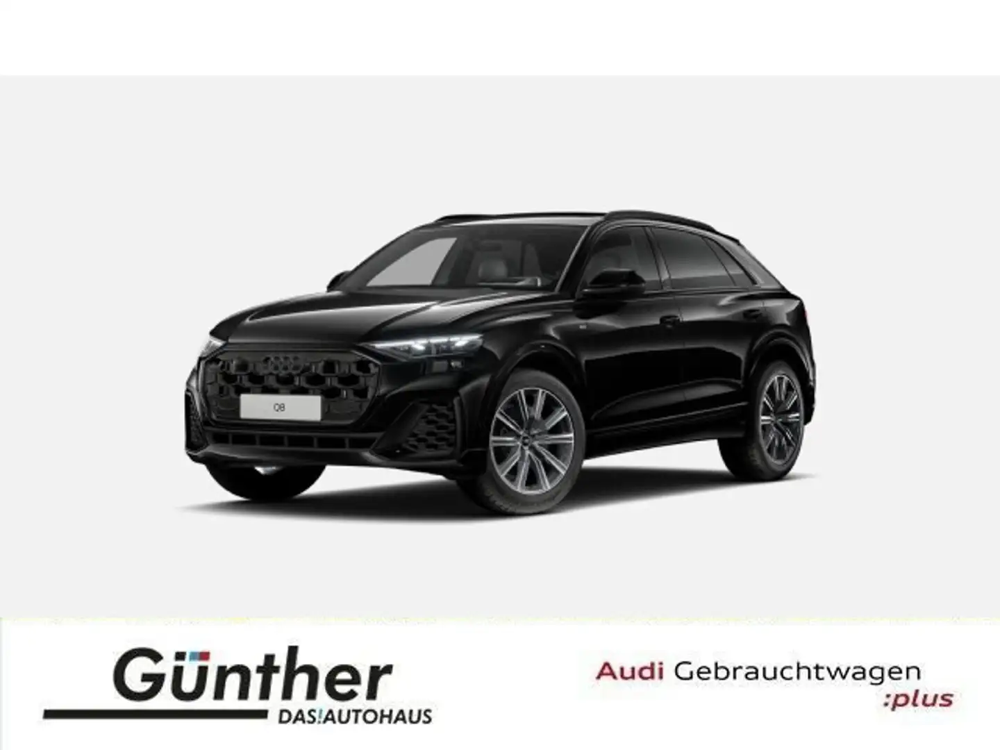 Audi Q8 55 TFSI QUATTRO S LINE+WINTERRÄDER+AHK+LUFTF Schwarz - 1