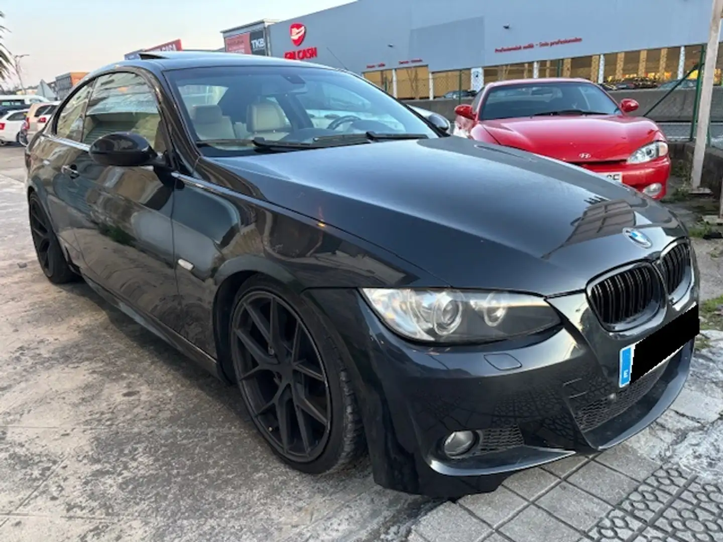 BMW 335 335dA Coupé Negro - 1
