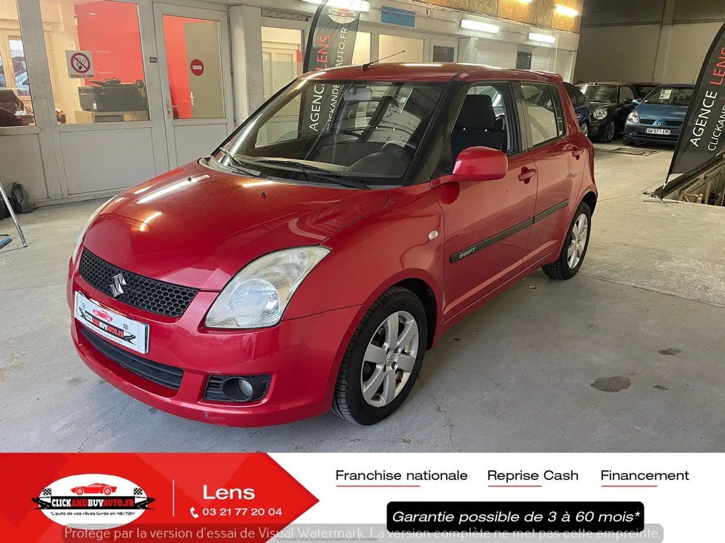Suzuki Swift 1.3 ddis 75 CV // CARROSSERIE SPORT / JANTES ALUMI Rouge - 1