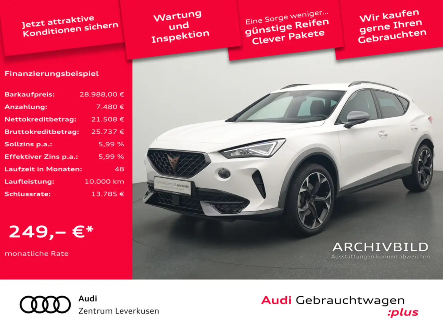 CUPRA Formentor DSG VIRT LED KAM SHZ PDC Weiß - 1