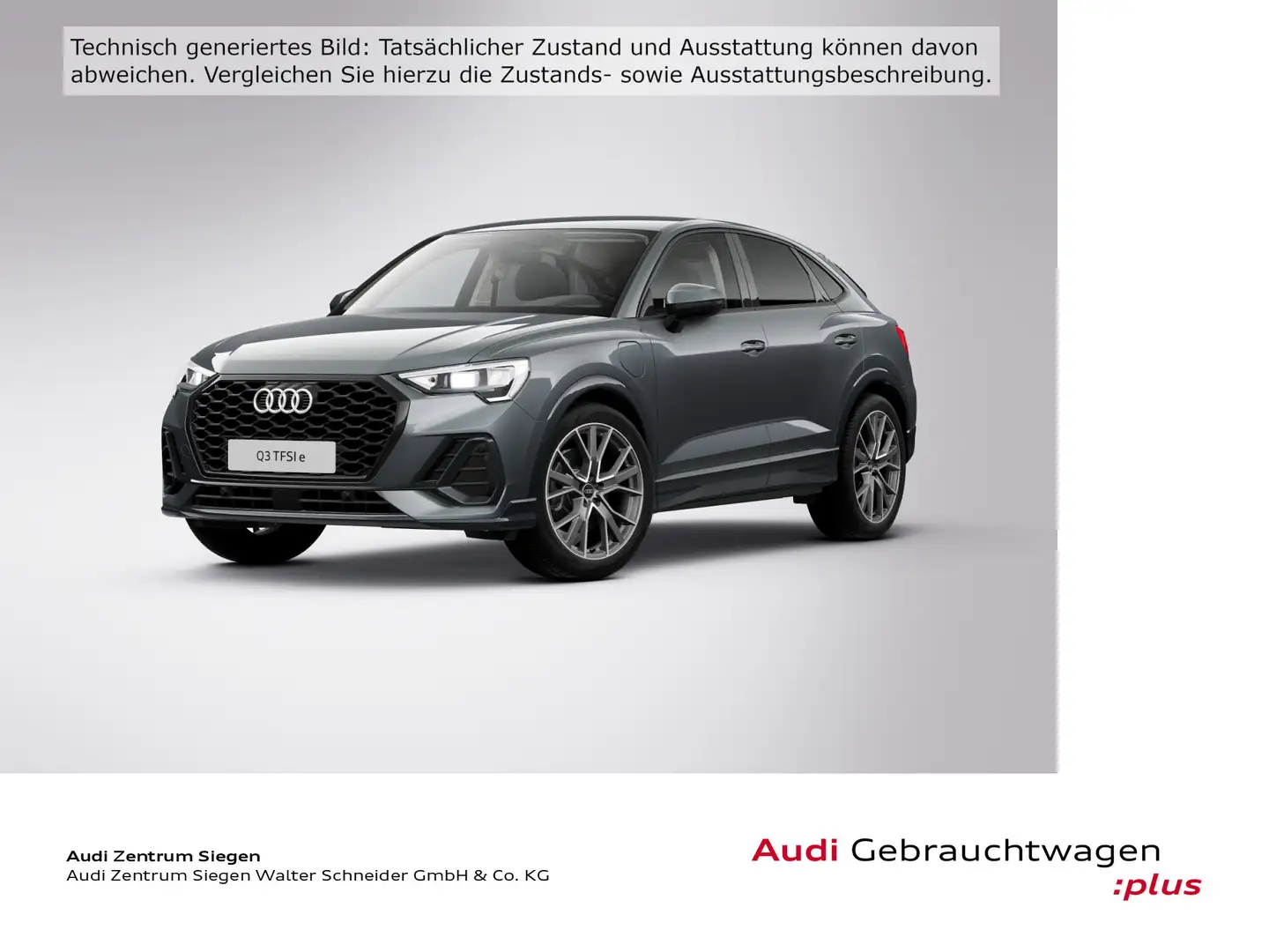 Audi Q3 45 TFSI e Navi AHK ACC 20" SHZ PDC Grau - 1