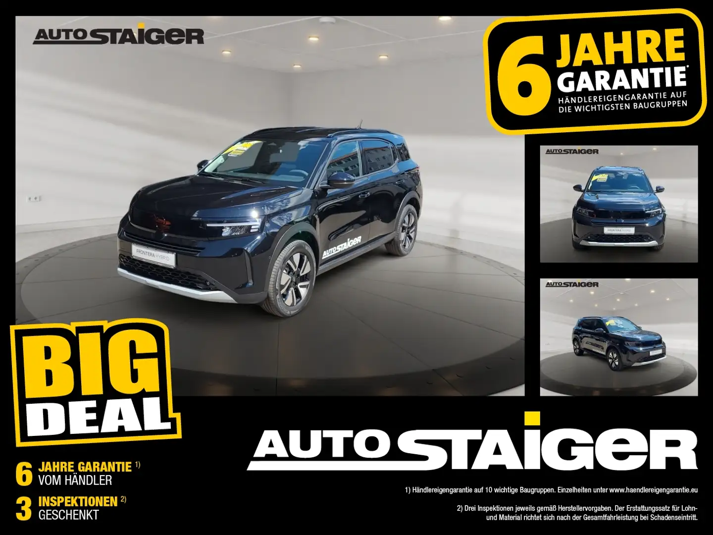 Opel Frontera 1.2 GS Brandneu und schnell verfügbar Zwart - 1