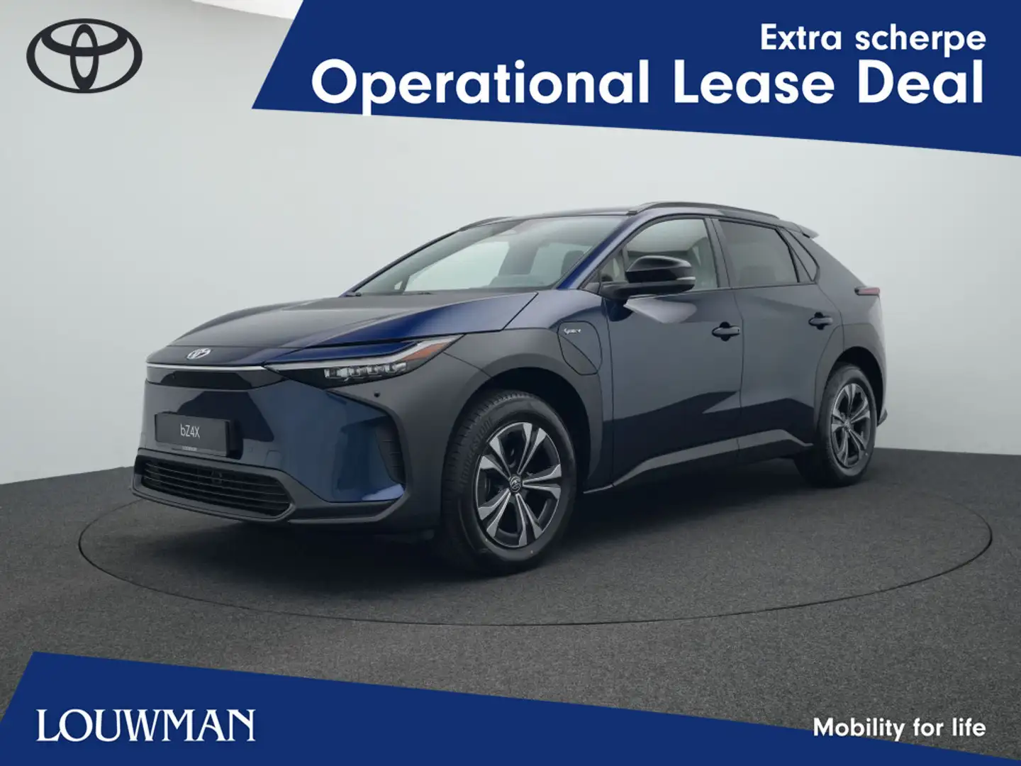 Toyota bZ4X Dynamic * DIRECT LEVERBAAR * Nieuw van € 51.289,- Blauw - 1