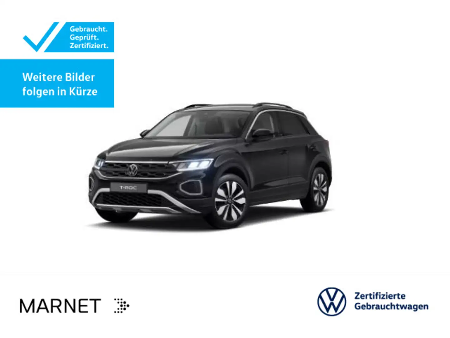 Volkswagen T-Roc T-ROC 1.5 TSI DSG MOVE*AHK*LED*NAVI*KLIMA*PDC*SH Schwarz - 1