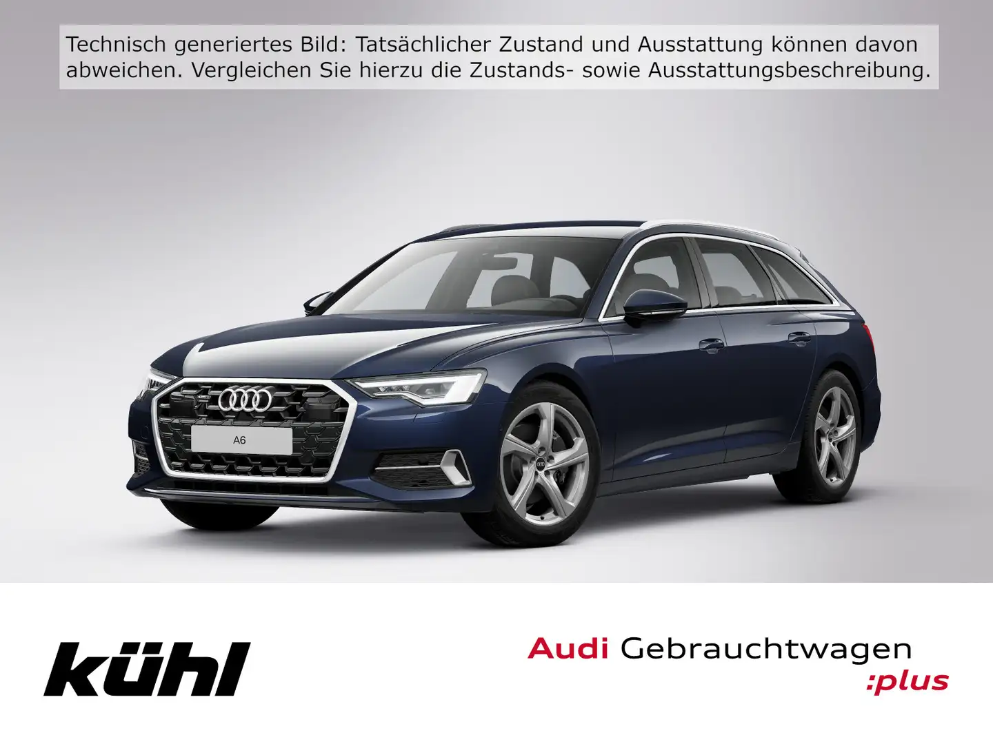 Audi A6 45 TFSI Q S tronic Advanced LED/ACC/Kam Blau - 1