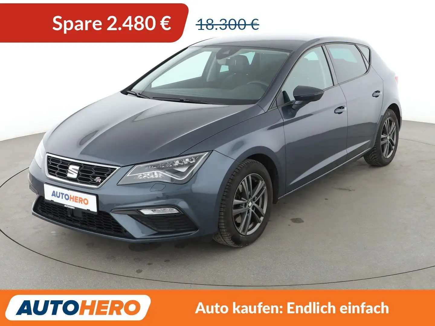 SEAT Leon 1.5 TSI ACT FR*NAVI*ACC*PDC*SHZ*BEATS* Grau - 1