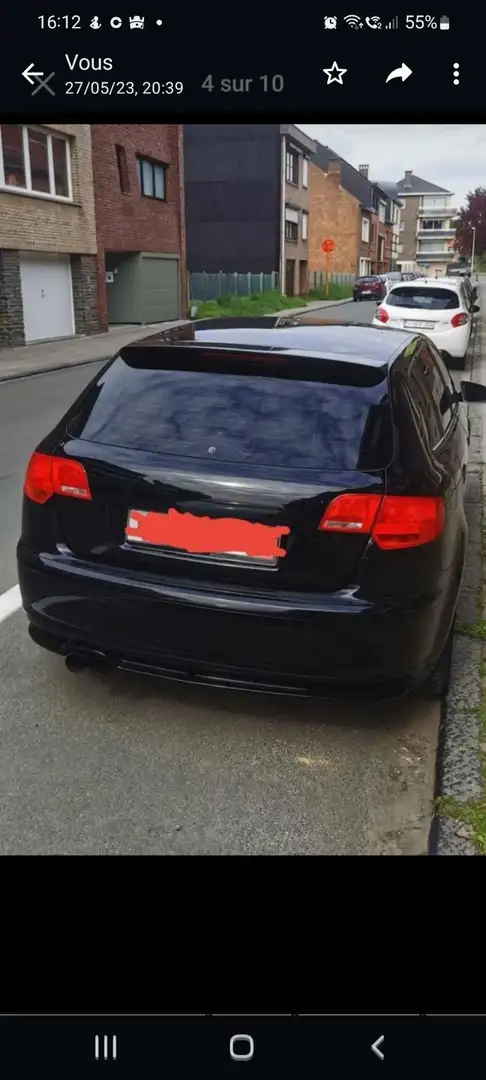 Audi A3 1.6i Ambition S line Noir - 2