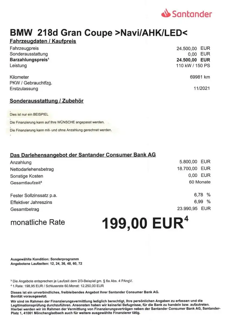BMW 218 Gran Coupé NAV/AHK/LED/18Zoll Alu Blanc - 2