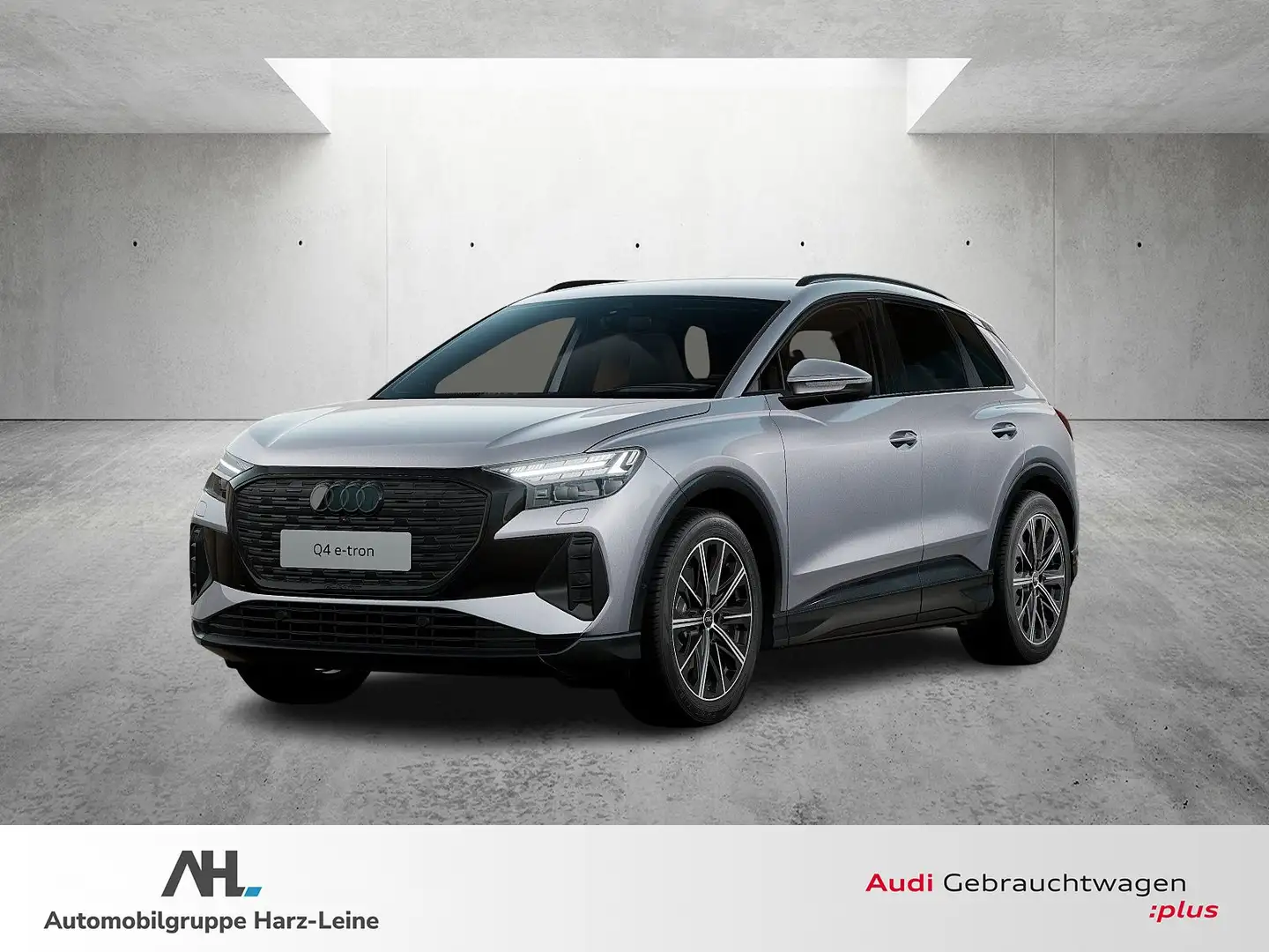 Audi Q4 e-tron 35 S line Matrix Navi HuD Wärmepumpe Silber - 1