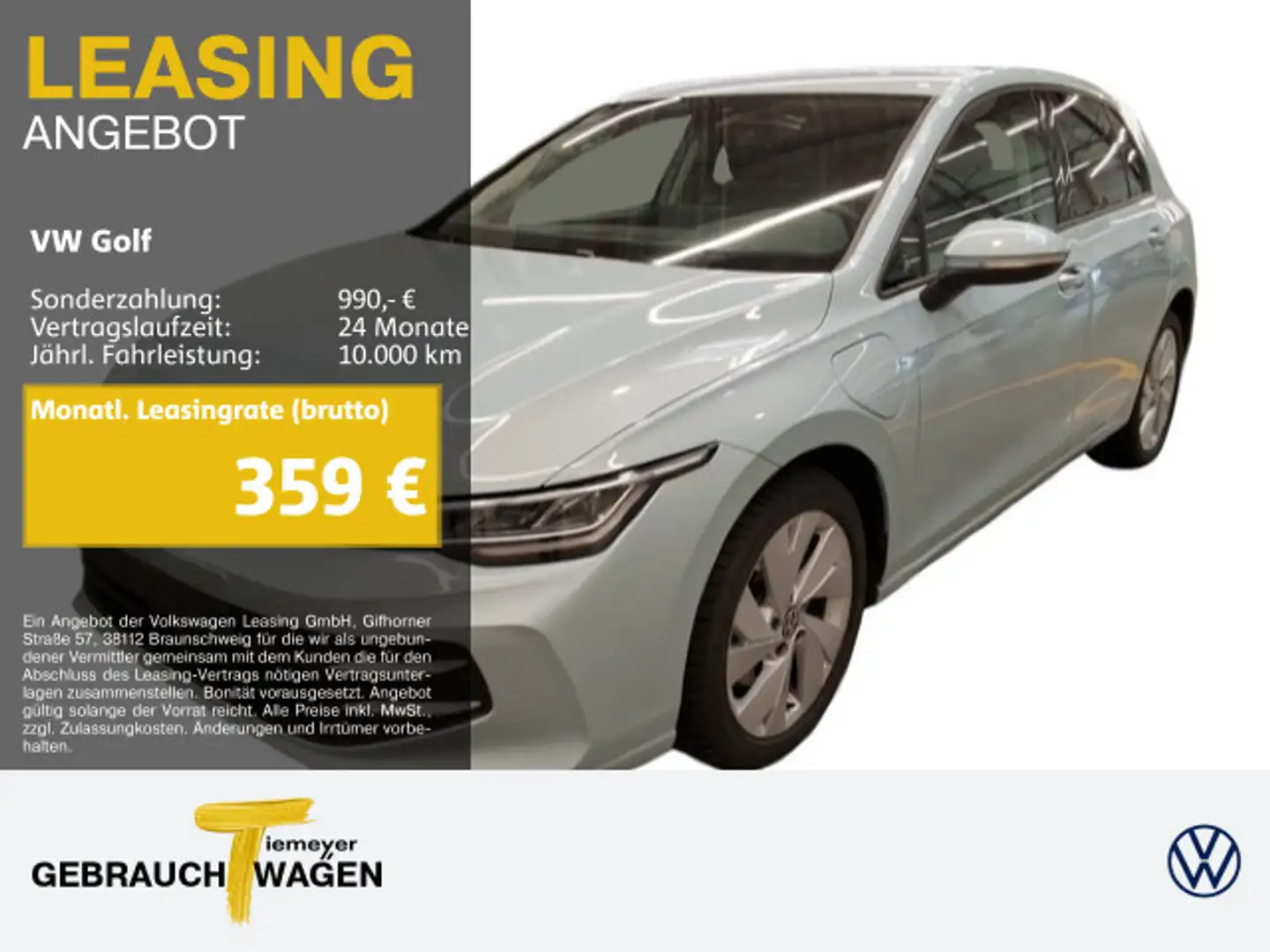 Volkswagen Golf 1.5 TSI eHybrid LIFE LM17 NAVI SITZH SPORTS Blau - 1