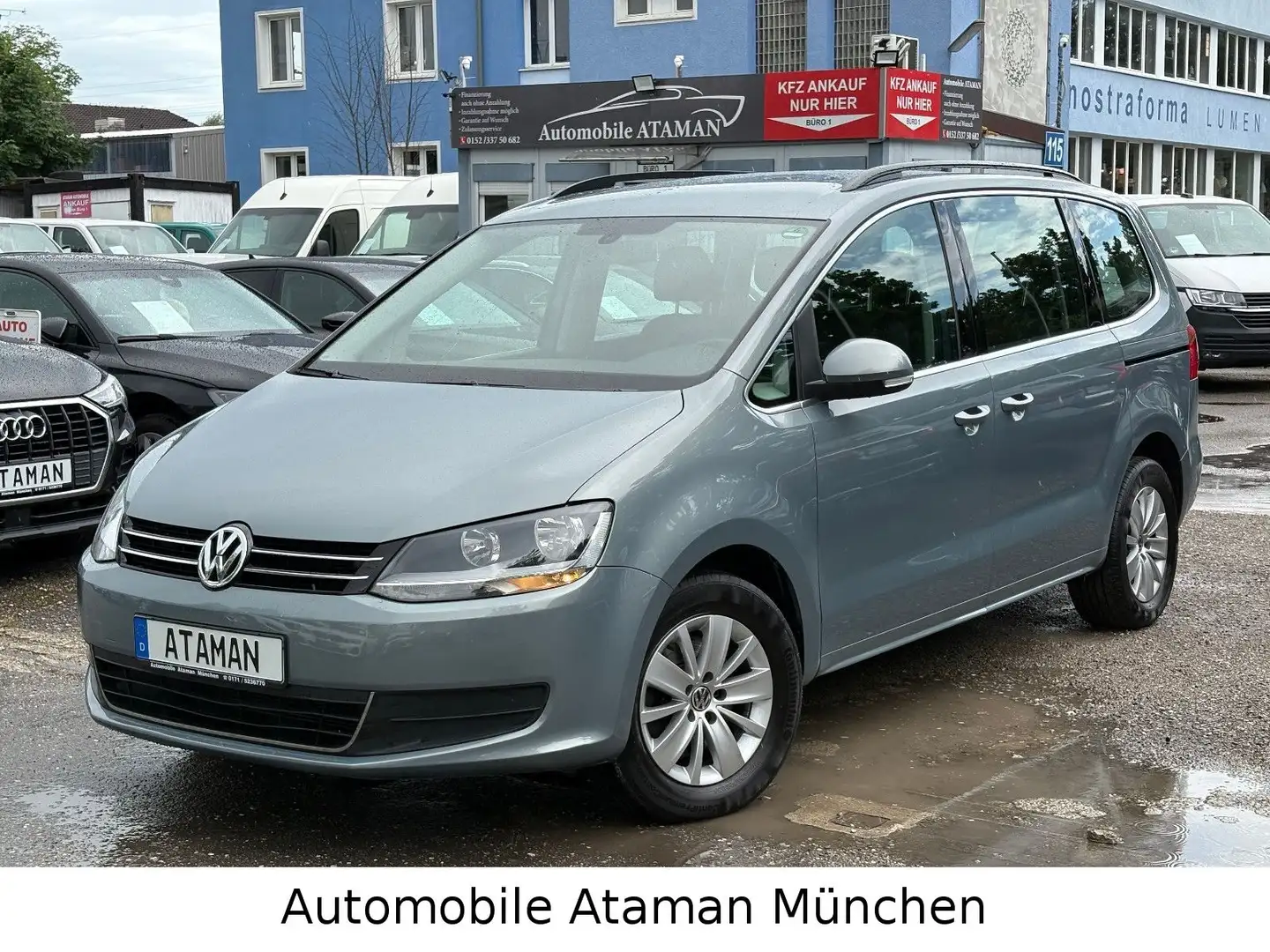 Volkswagen Sharan 2.0 TDI Comfortline, Klima, Navi, 7-Sitze Gris - 1