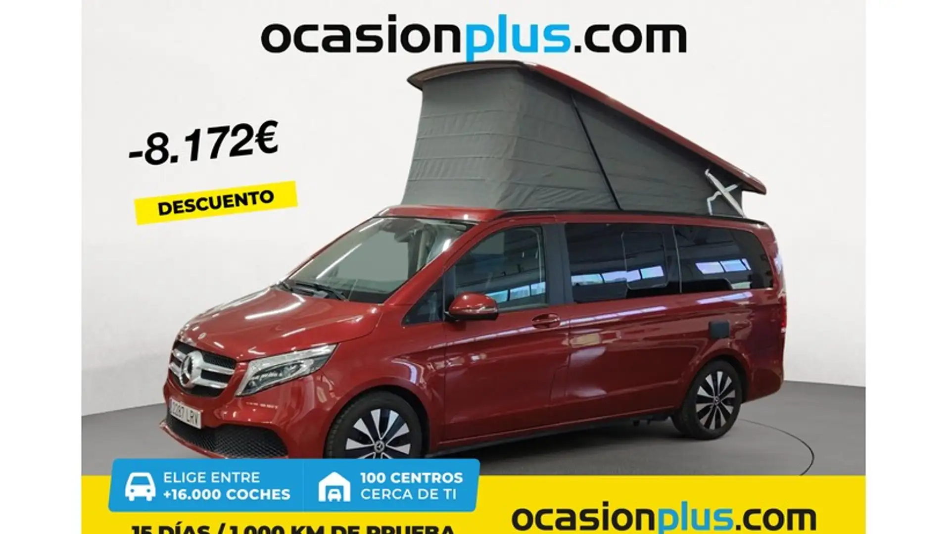 Mercedes-Benz V 250d Marco Polo Rojo - 1