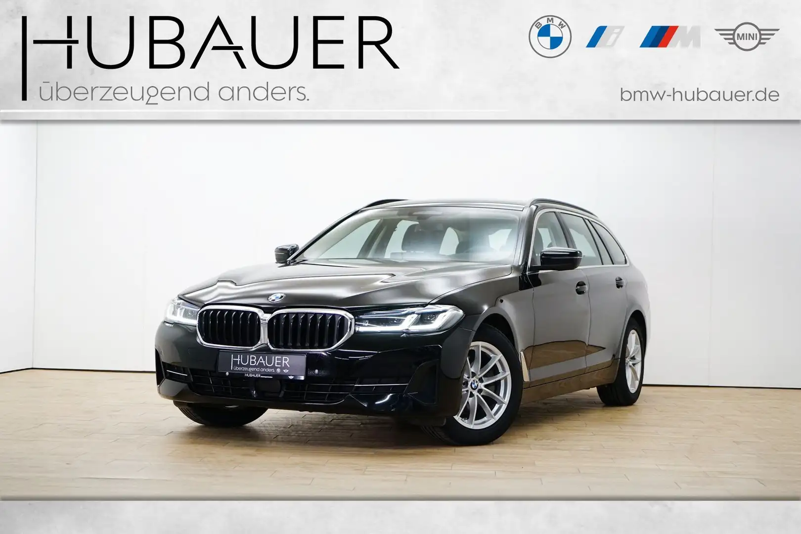 BMW 520 d xDrive Touring [LC Prof., ACC, Laser, Komfortsit Zwart - 1