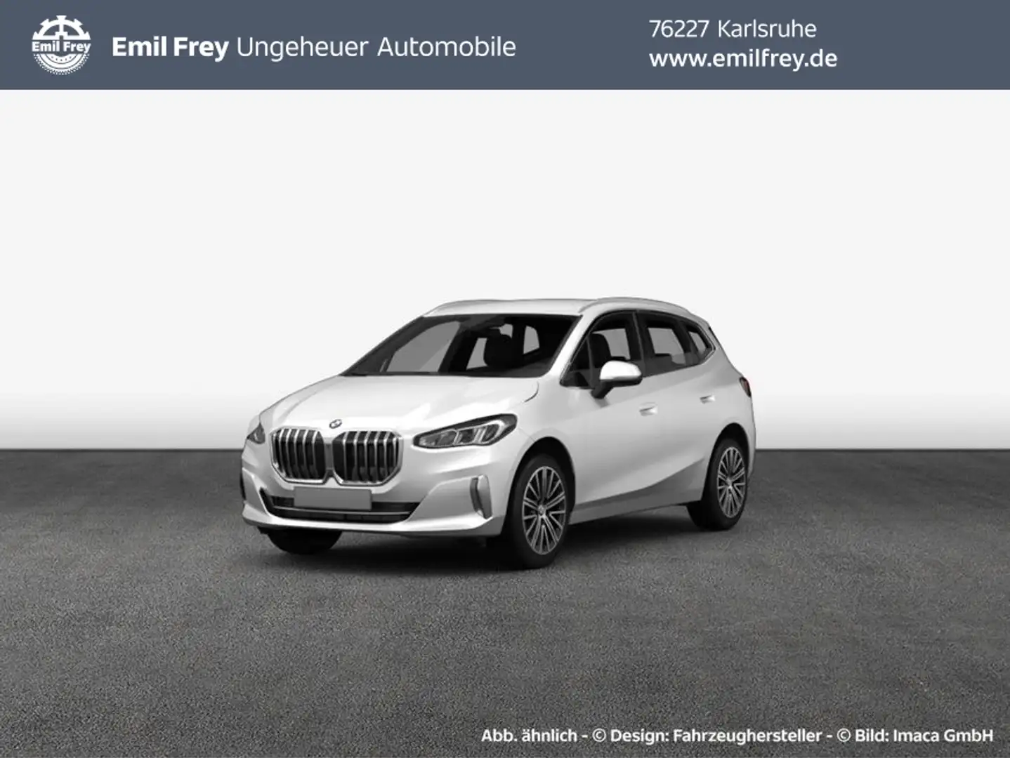 BMW 220 220i Active Tourer Aut. LED AHK Weiß - 1