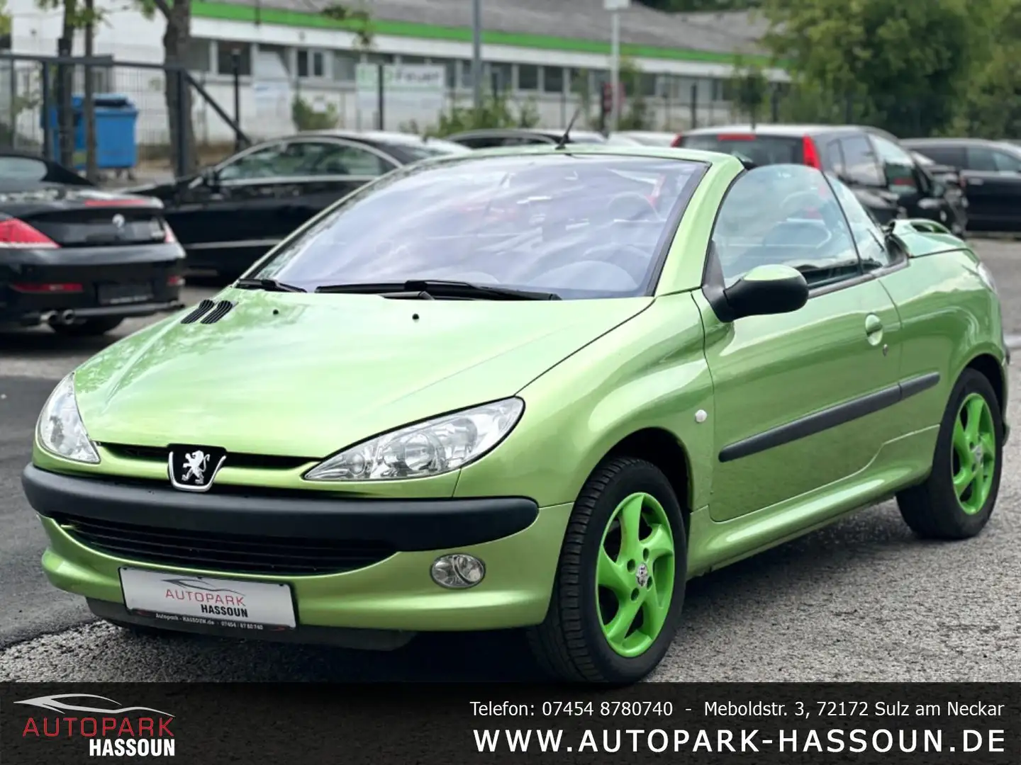 Peugeot 206 Cabriolet CC TÜV 05/27 Multi Klimaaut. 4-Sitz. Vert - 2