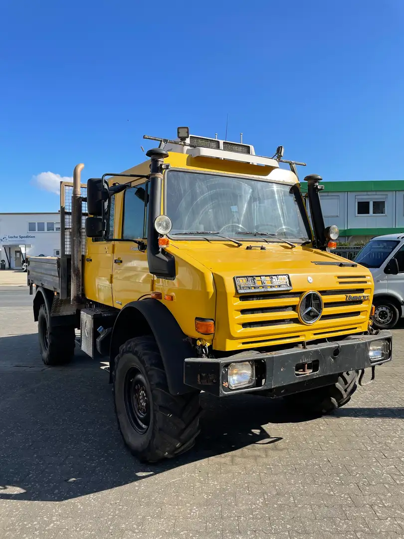Mercedes-Benz Unimog 437/25 U4000 EURO 5 Doppelkabine Klima Žlutá - 2