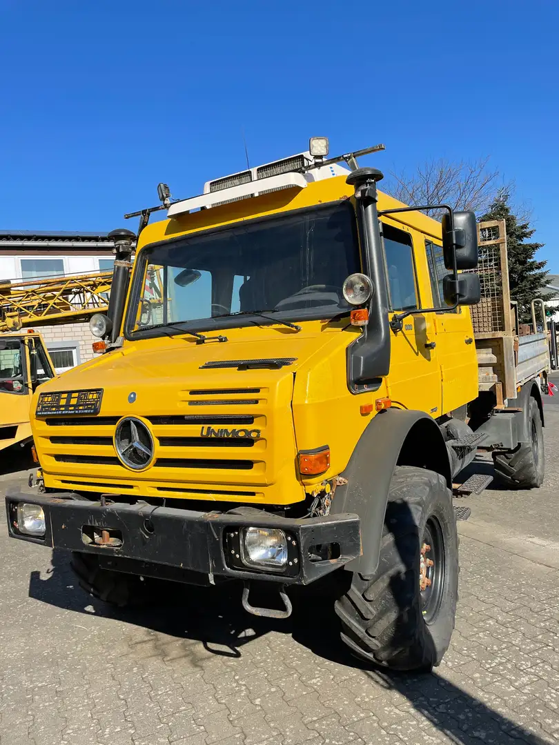 Mercedes-Benz Unimog 437/25 U4000 EURO 5 Doppelkabine Klima Žlutá - 1