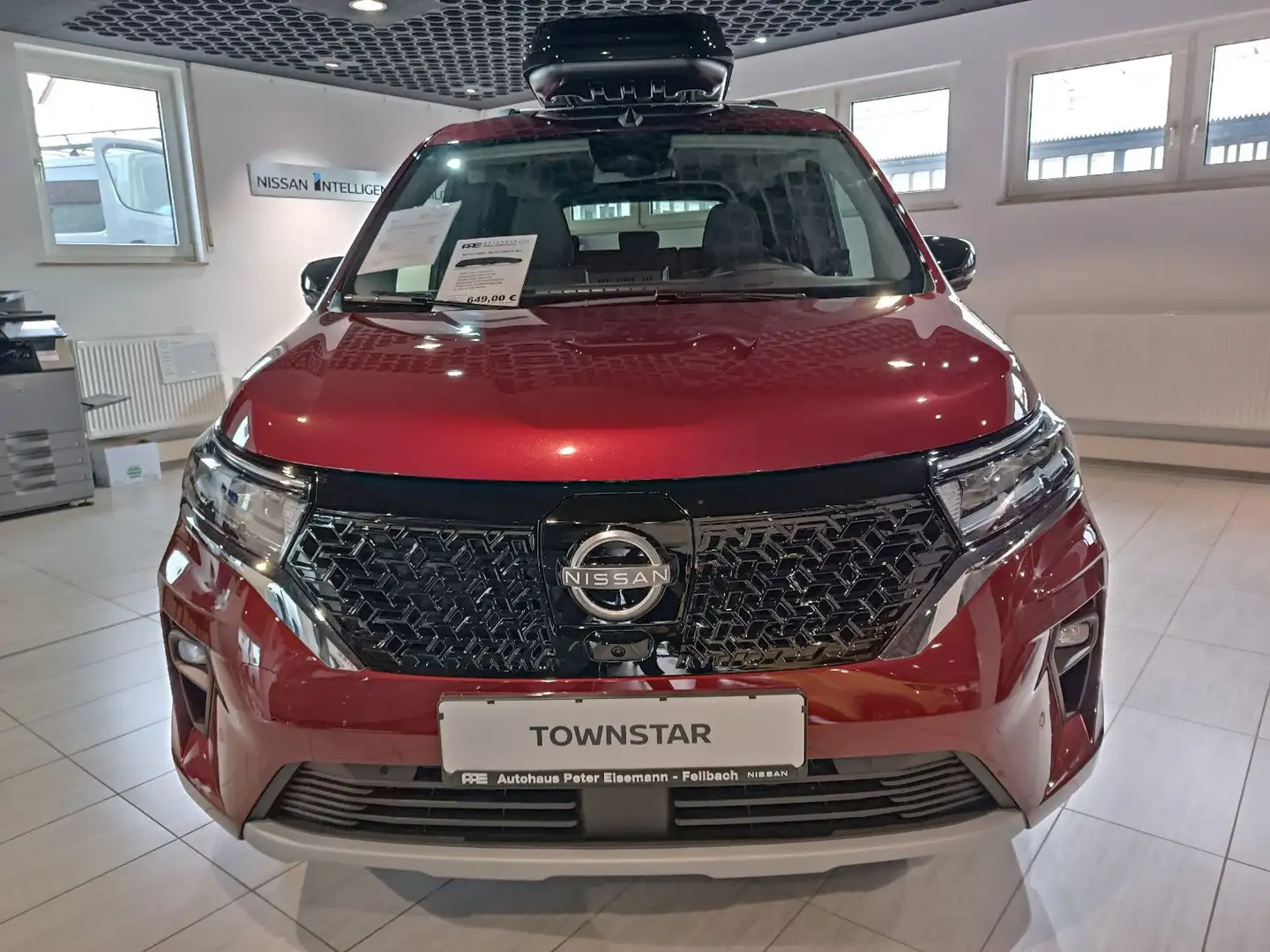 Nissan Townstar EV Kombi  TEKNA Winter Autonomes Rouge - 2