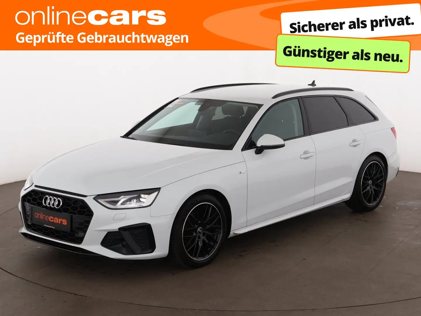 Audi A4 Avant 35 TDI S-Line Aut LED RADAR LEDER NAVI Weiß - 1