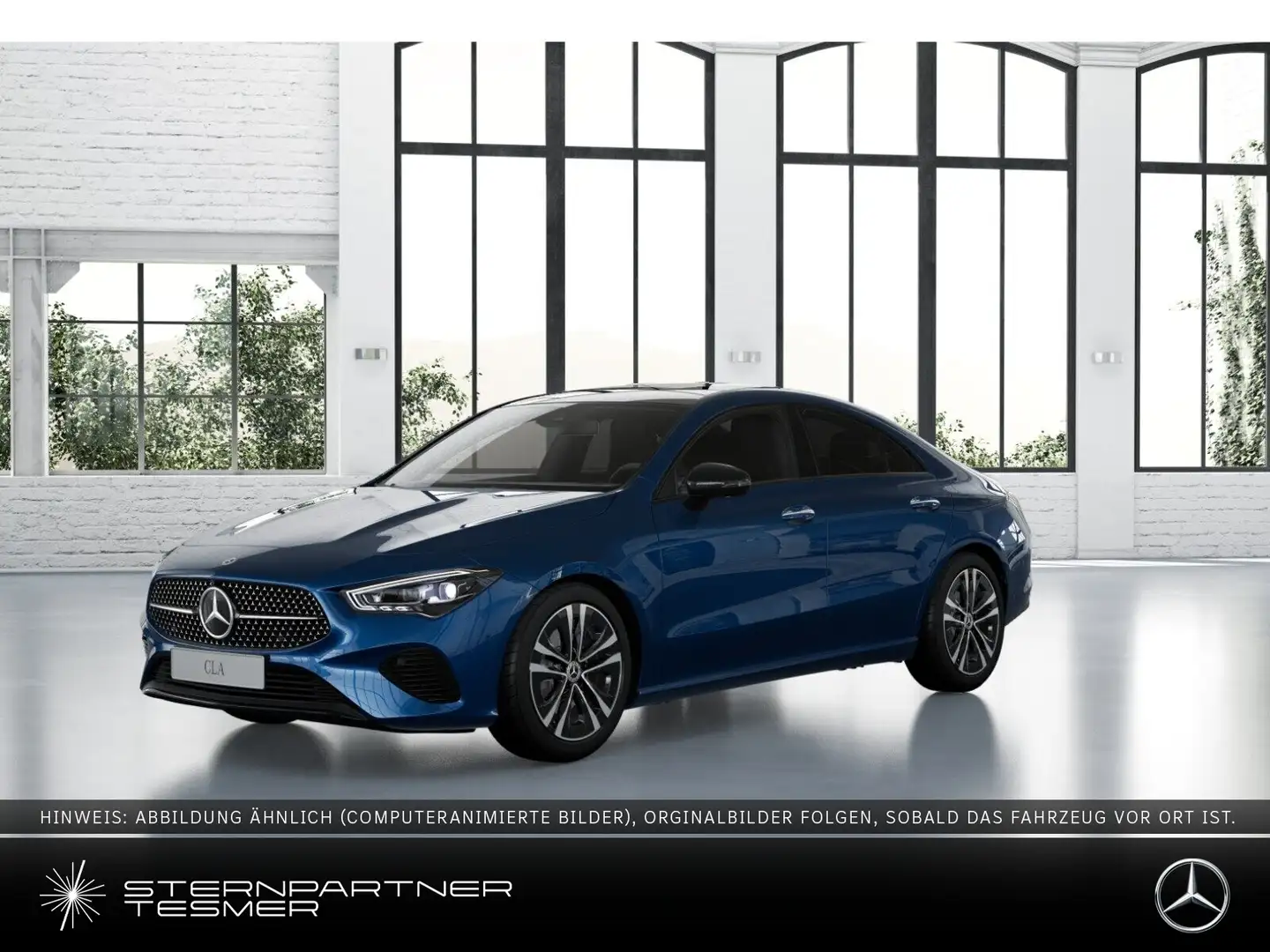 Mercedes-Benz CLA 200 Coupé PROGR. +AMBI+TOTW+DISTR+NIGHT+PANO Blau - 1