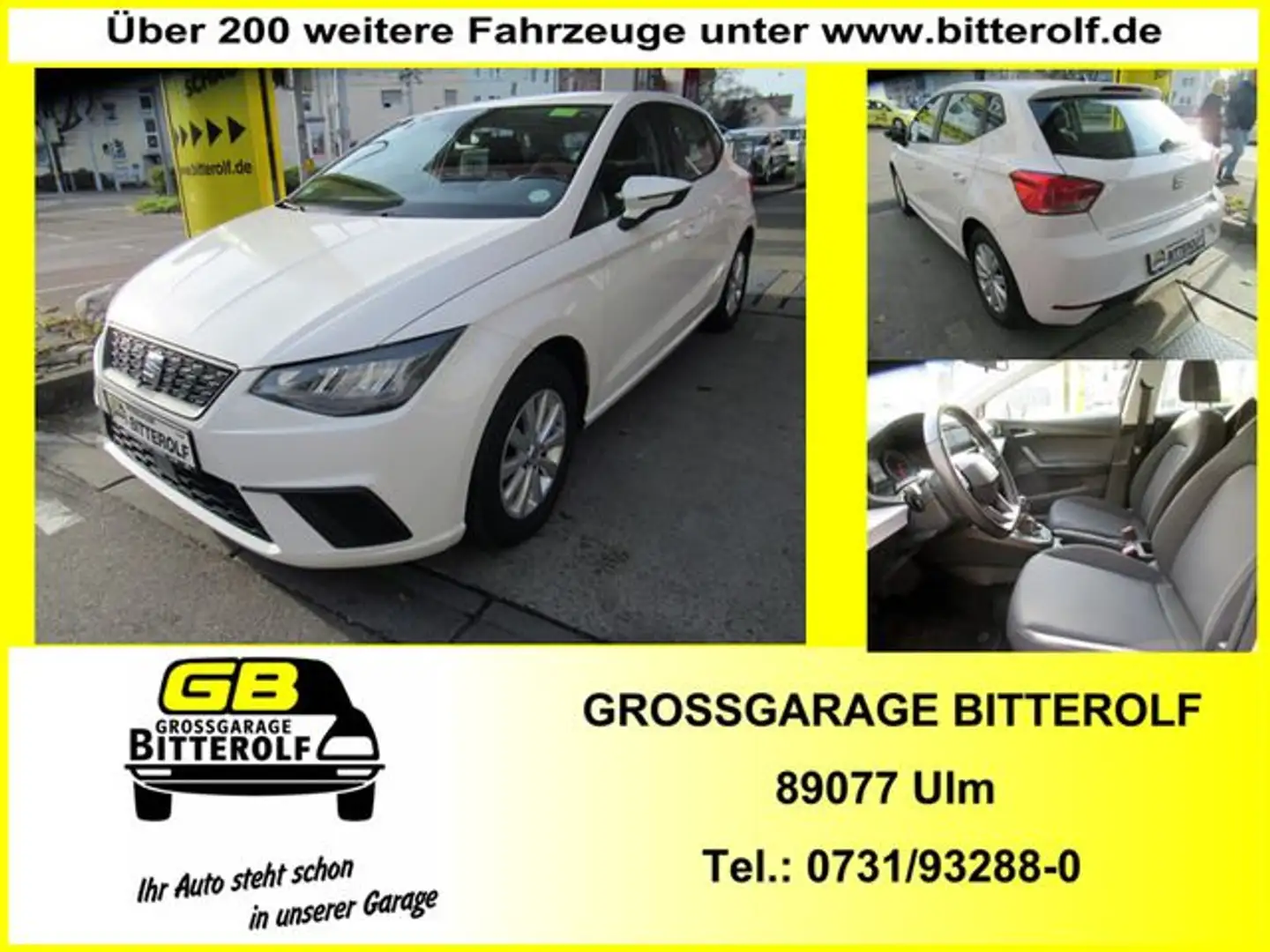SEAT Ibiza 1.0 TSI Style 5-türig LED/SHZ/DAB/Tempo Weiß - 1