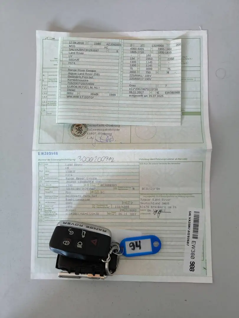 Land Rover Range Rover Evoque SE 2.0 Td4 Startet nicht Grau - 2
