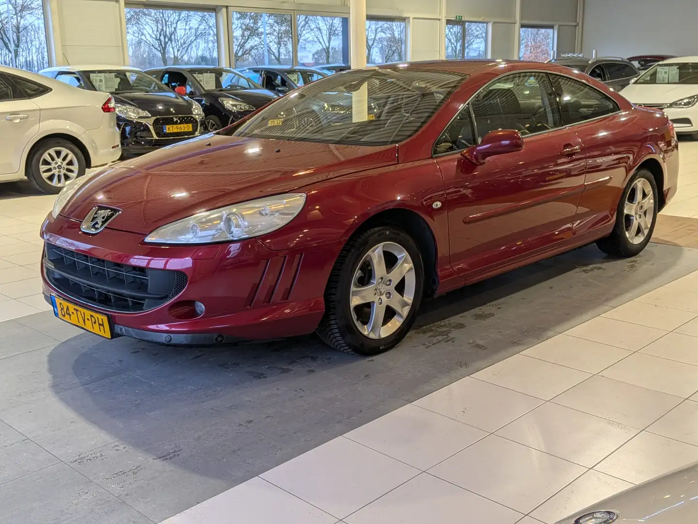 Peugeot 407 Coupé 2.2-16V Pack 135.667km NAP, Airco, Leder, Cr Rouge - 2