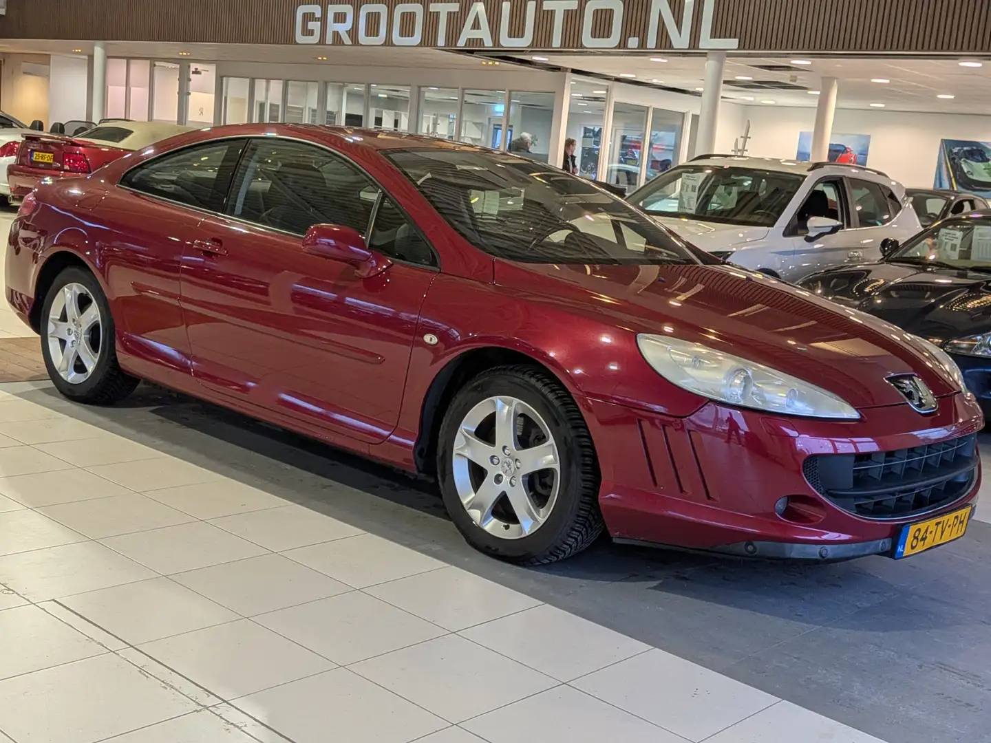 Peugeot 407 Coupé 2.2-16V Pack 135.667km NAP, Airco, Leder, Cr Rouge - 1