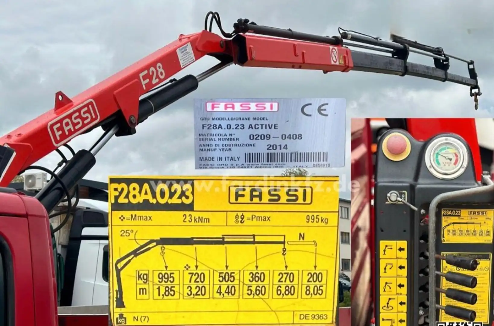 Iveco Daily Kranwagen/Pritsche, NEUE Überprüfung Rot - 2