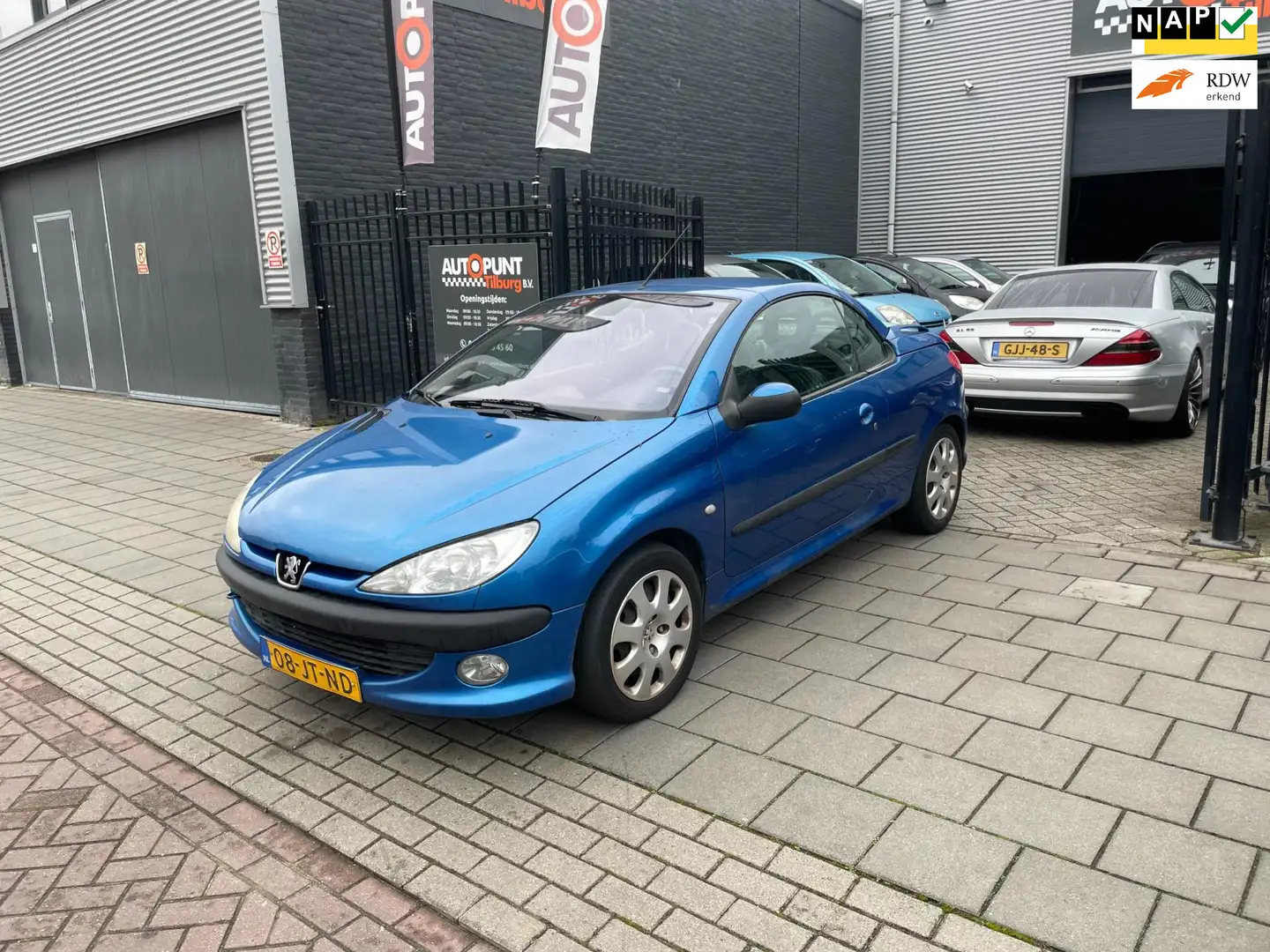 Peugeot 206 CC 1.6-16V Trekhaak Airco NAP APK Blauw - 1