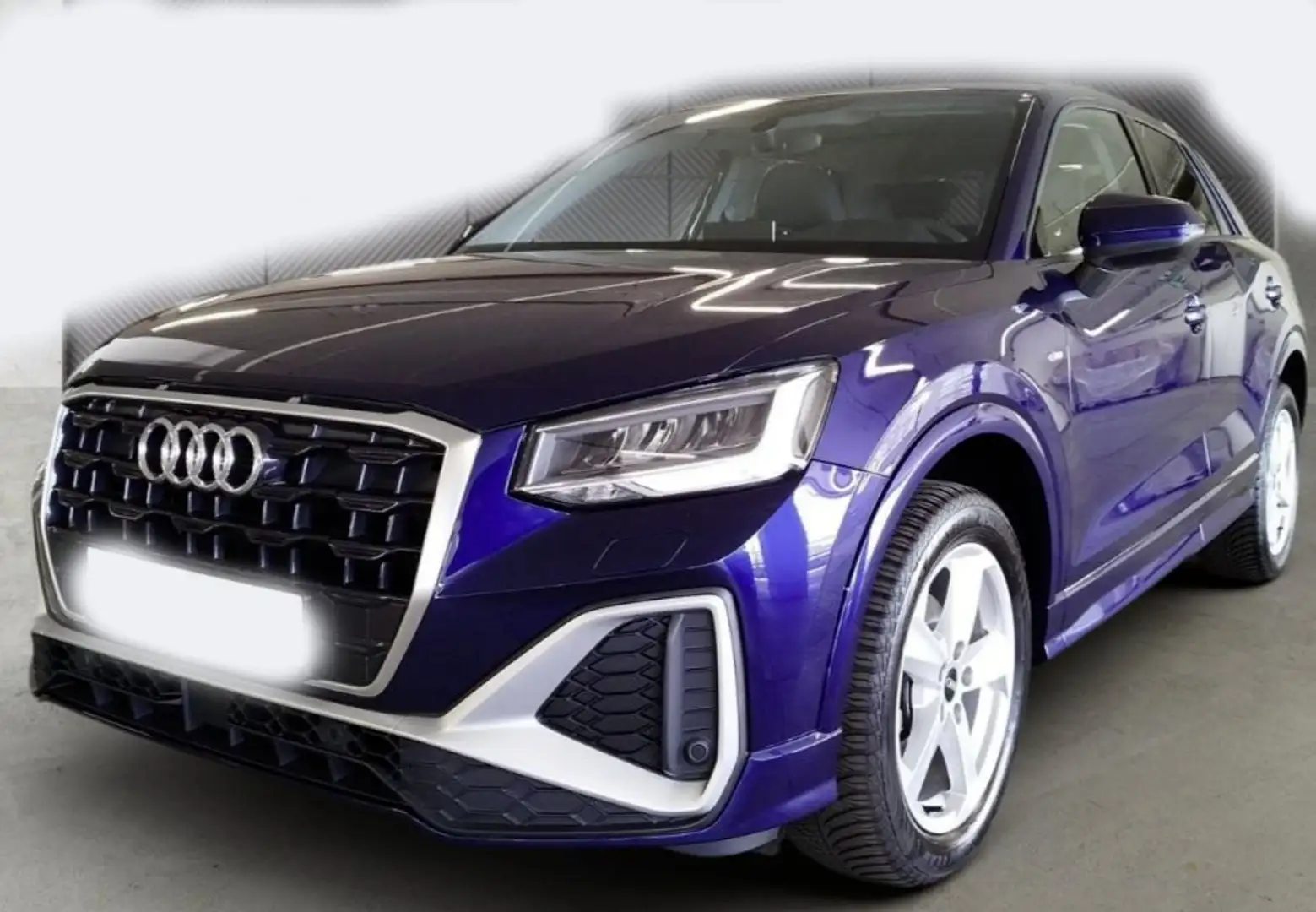Audi Q2 35 1.5 tfsi S line edition Bleu - 1