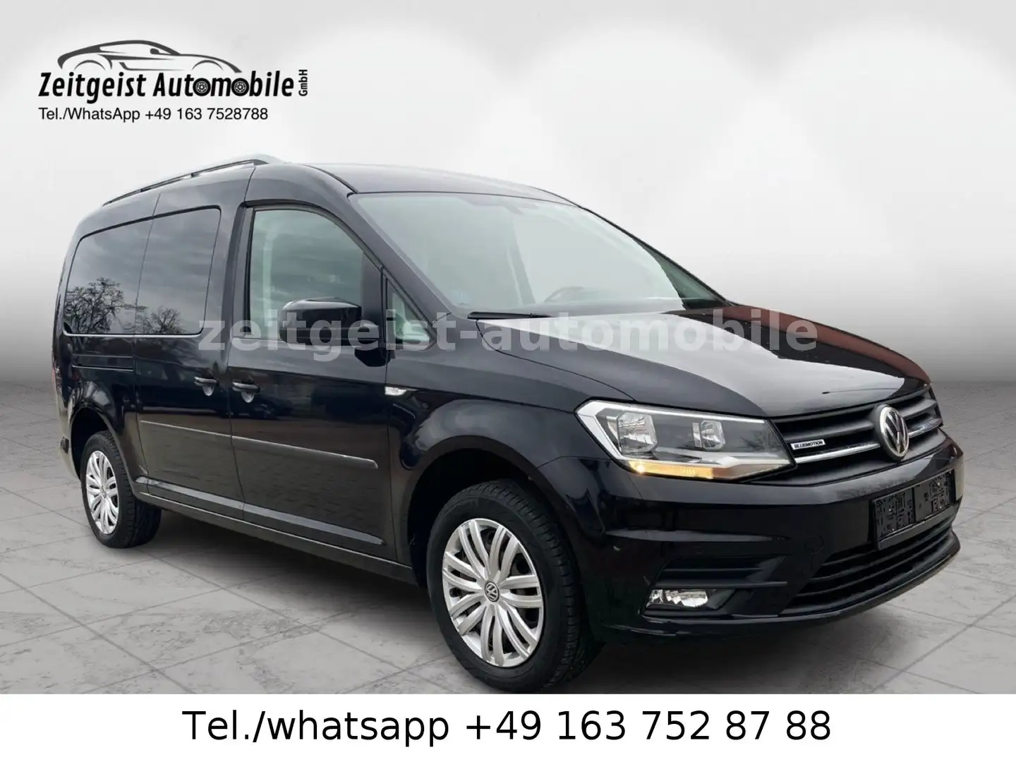 Volkswagen Caddy Maxi CNG 7-SITZER*1.HAND* Fekete - 1
